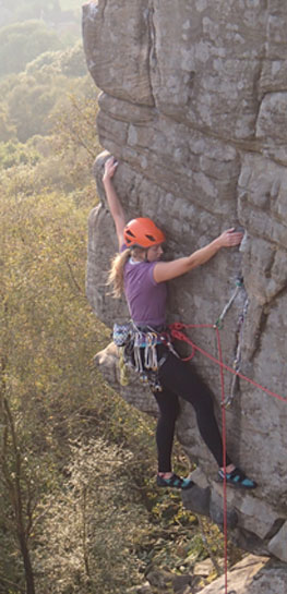 rock on climbing helmets