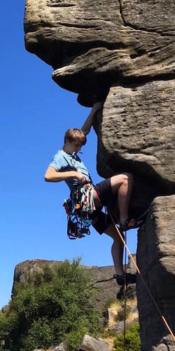 rock on climbing equipment