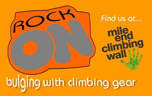 rock on climbing shop mile end wall